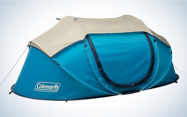 We tested the Coleman 4 Person Burst Pop Up Tent.