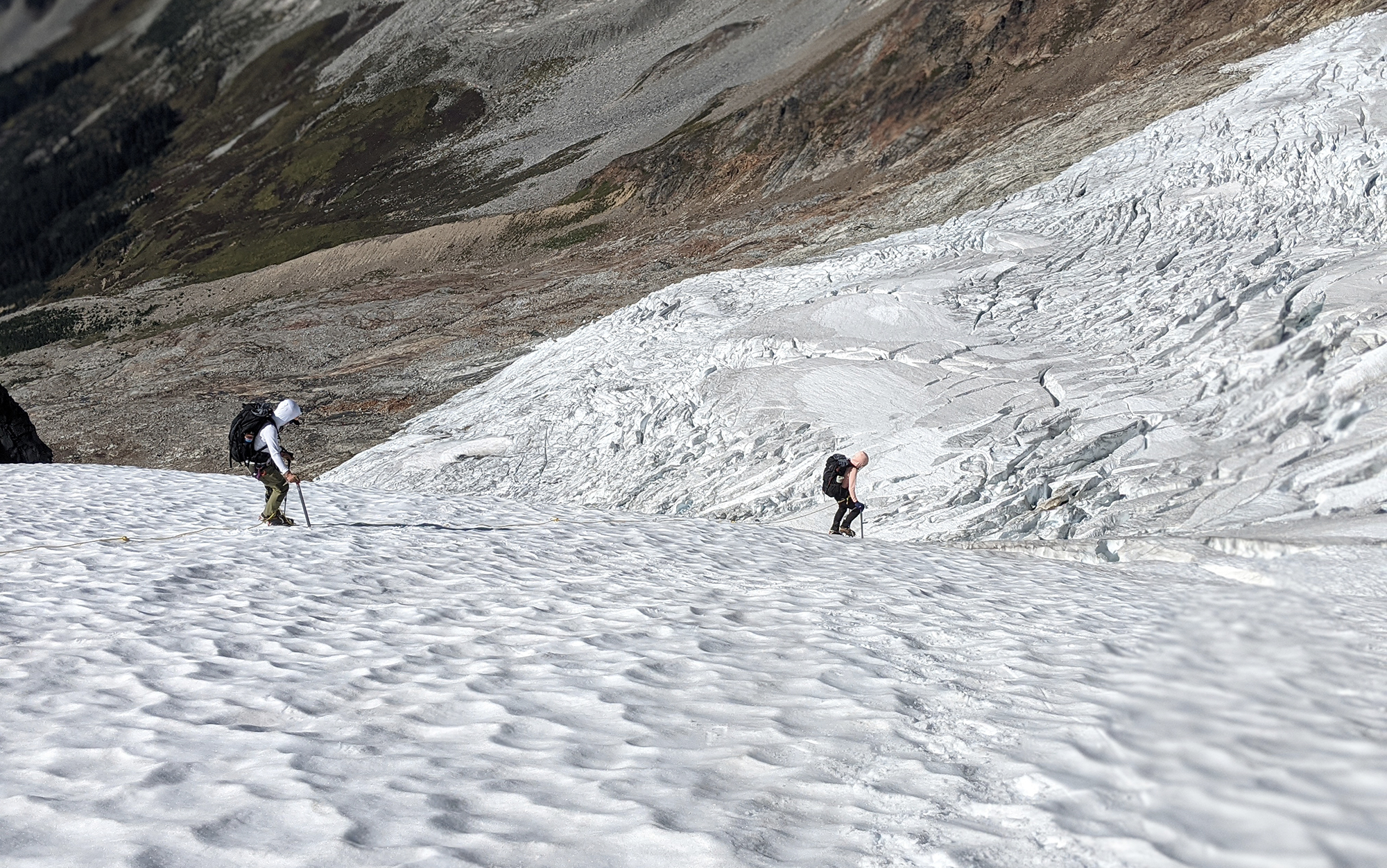 Title Quien Sabe Glacier Downhill