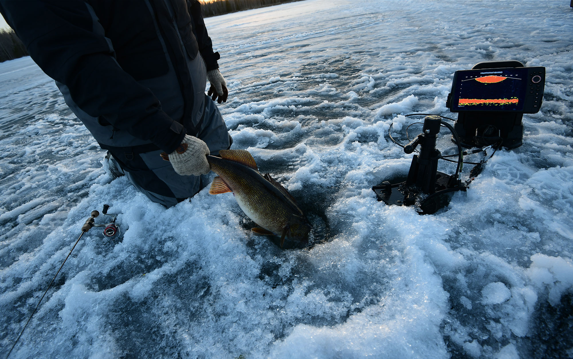 The Lowrance Explorer Series Ice Fishing Pack - Fishing Tackle