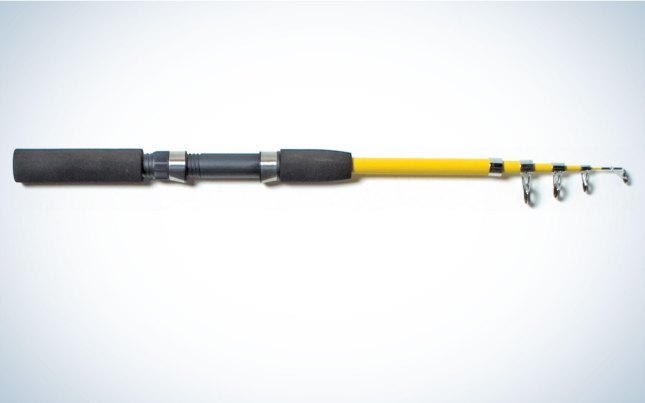 We tested the Eagle Claw Pack-It Telescopic Spinning Rod.