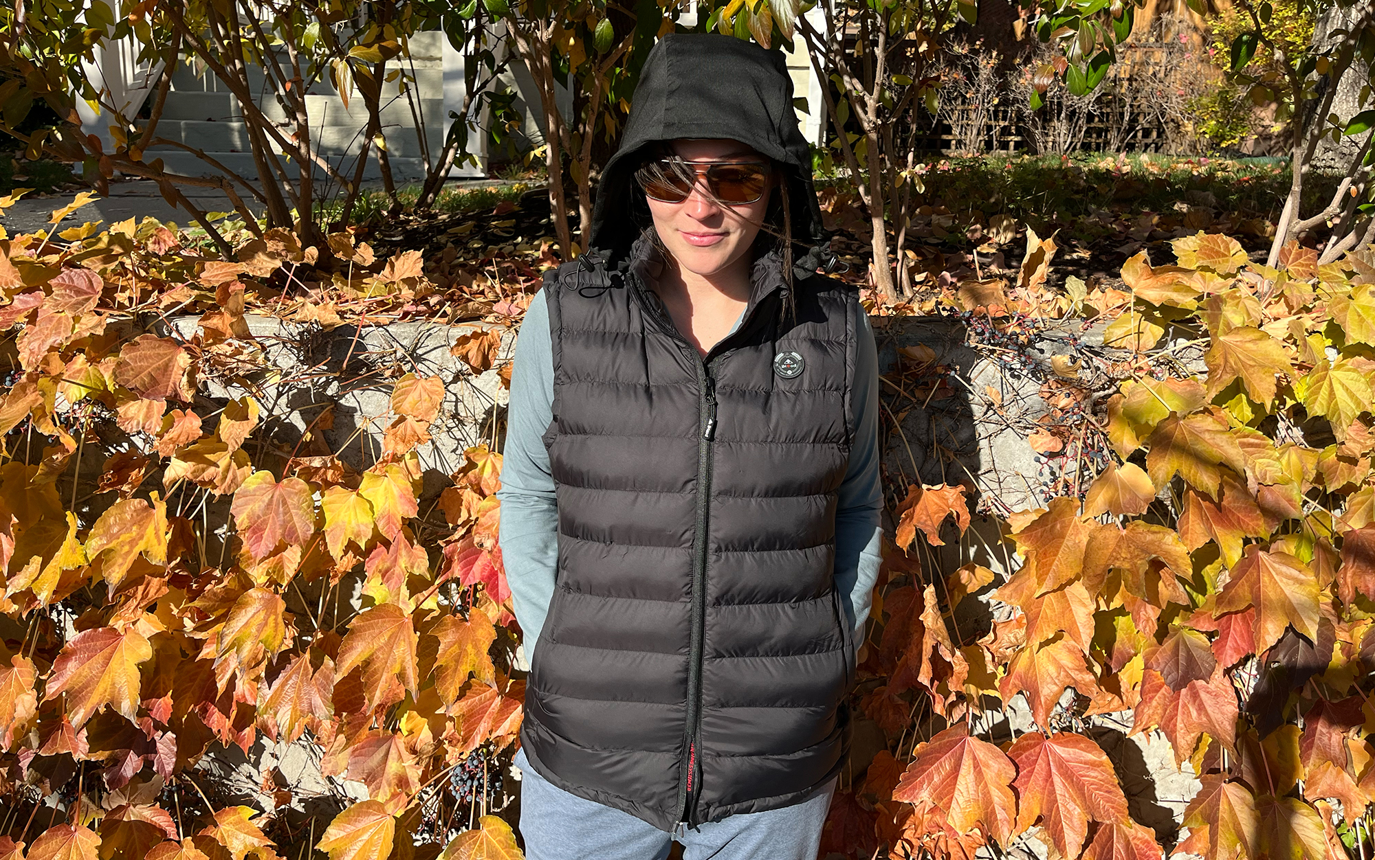 2025 Heated Vest With 3 Heating Levels, 9 Heating Zones, Washable Stand Collar Lightweight Zip Heated Hoodies Vest (1,M) At Men's Clothing Store