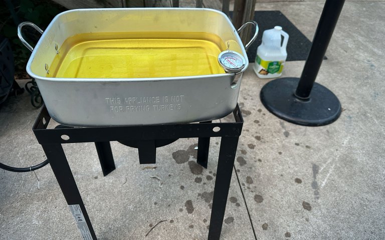 Backyard Pro 18 Qt Outdoor Aluminum Propane Fish Fryer – Dual Basket, 55,000 BTU