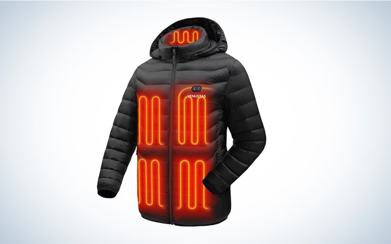 The Venustas Unisex Heated Jacket has an upgraded battery life.
