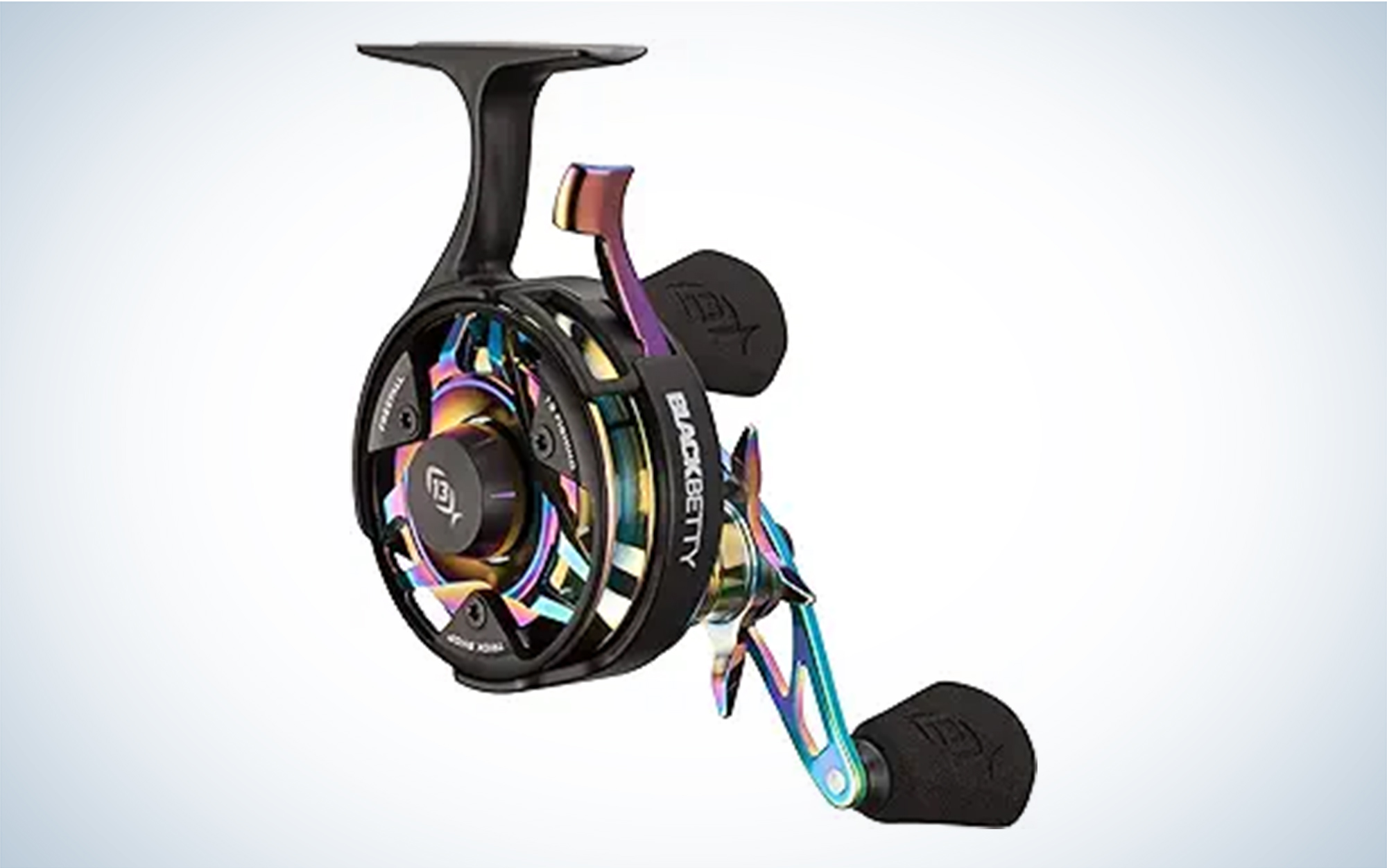 13 Fishing Black Betty FreeFall Carbon Inline Ice Reel, Right Hand