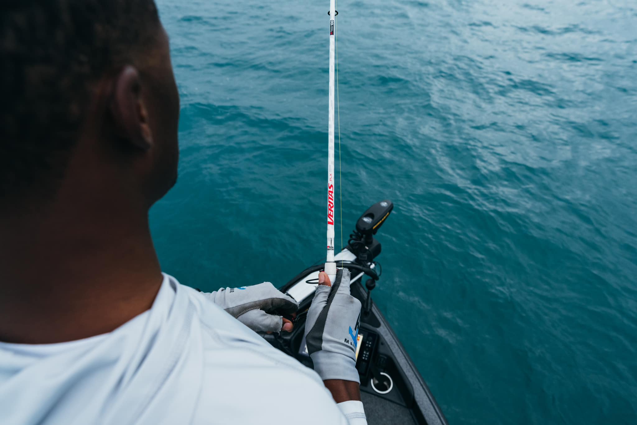 7 Ft. Fiberglass Fishing Rod & Spinning Reel Combo for Big Water Game  Fishing