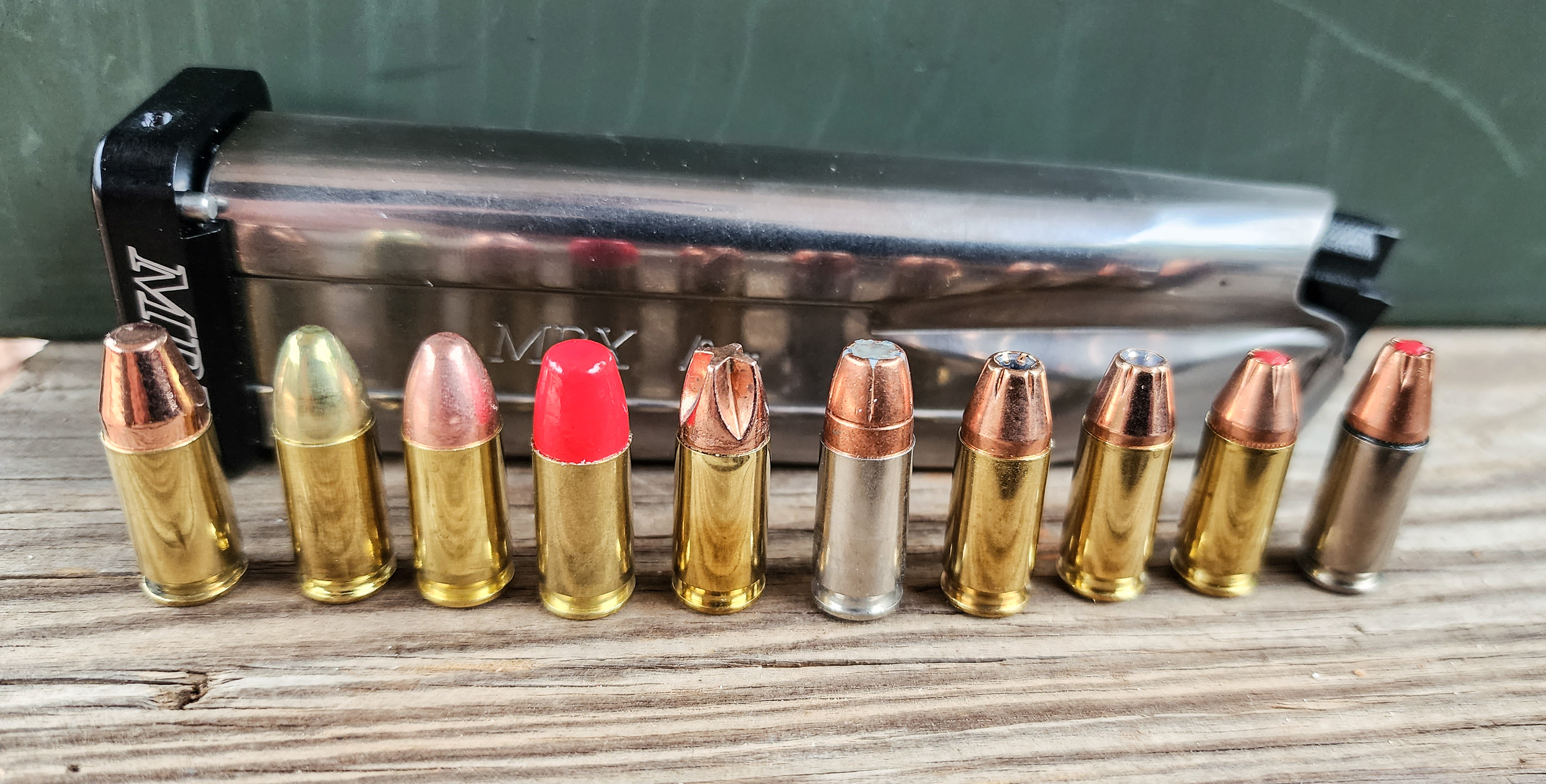 The author shot a wide variety of ammo. 