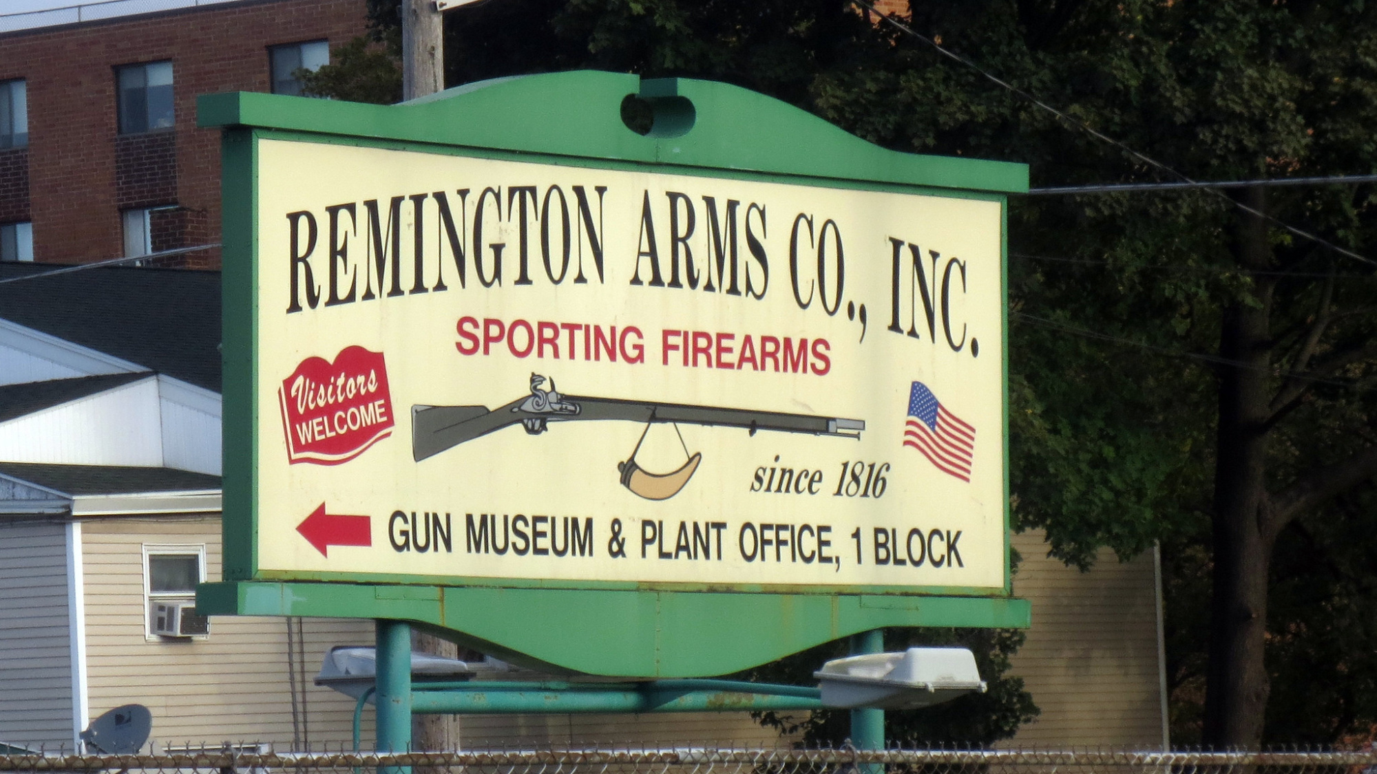 Remington Arms plant in Ilion, New York