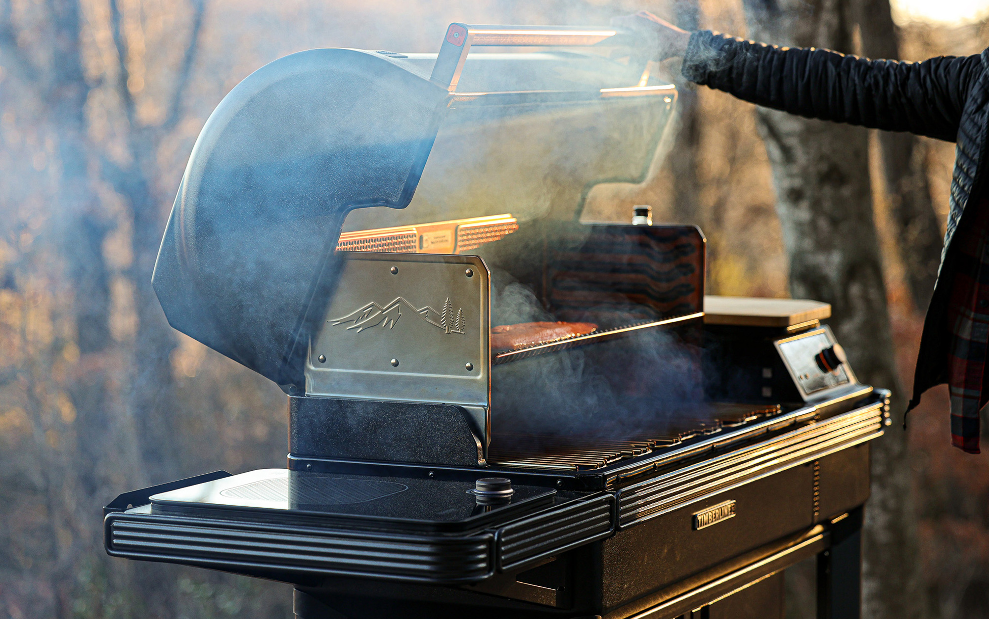 Traeger's Super Smoke mode allows you to impart even more rich smoke flavor into your meat.