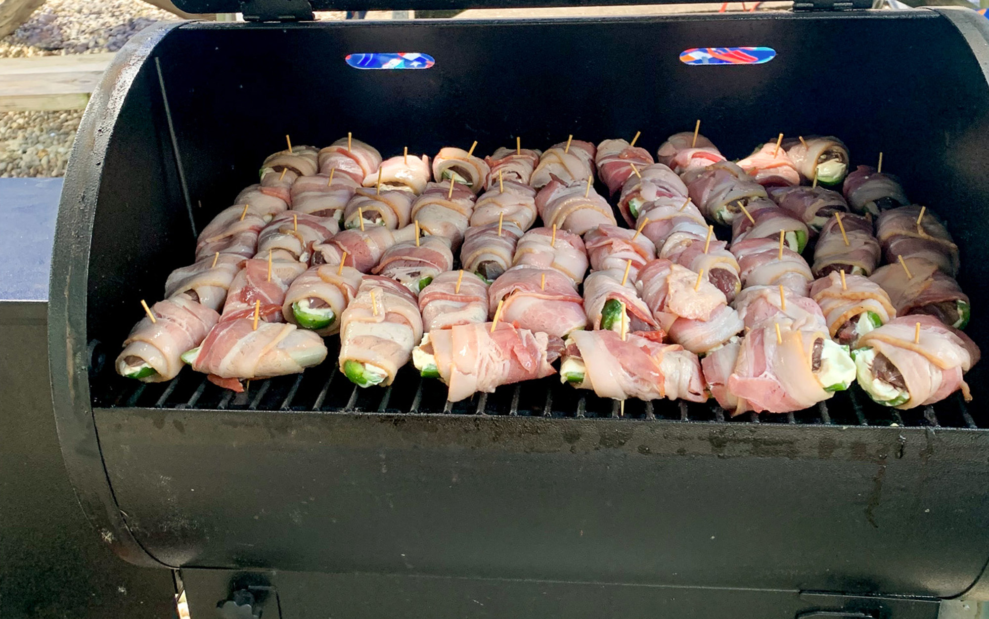 The Traeger Tailgater 20 is great for dishing out tons of dove poppers on the tailgate.