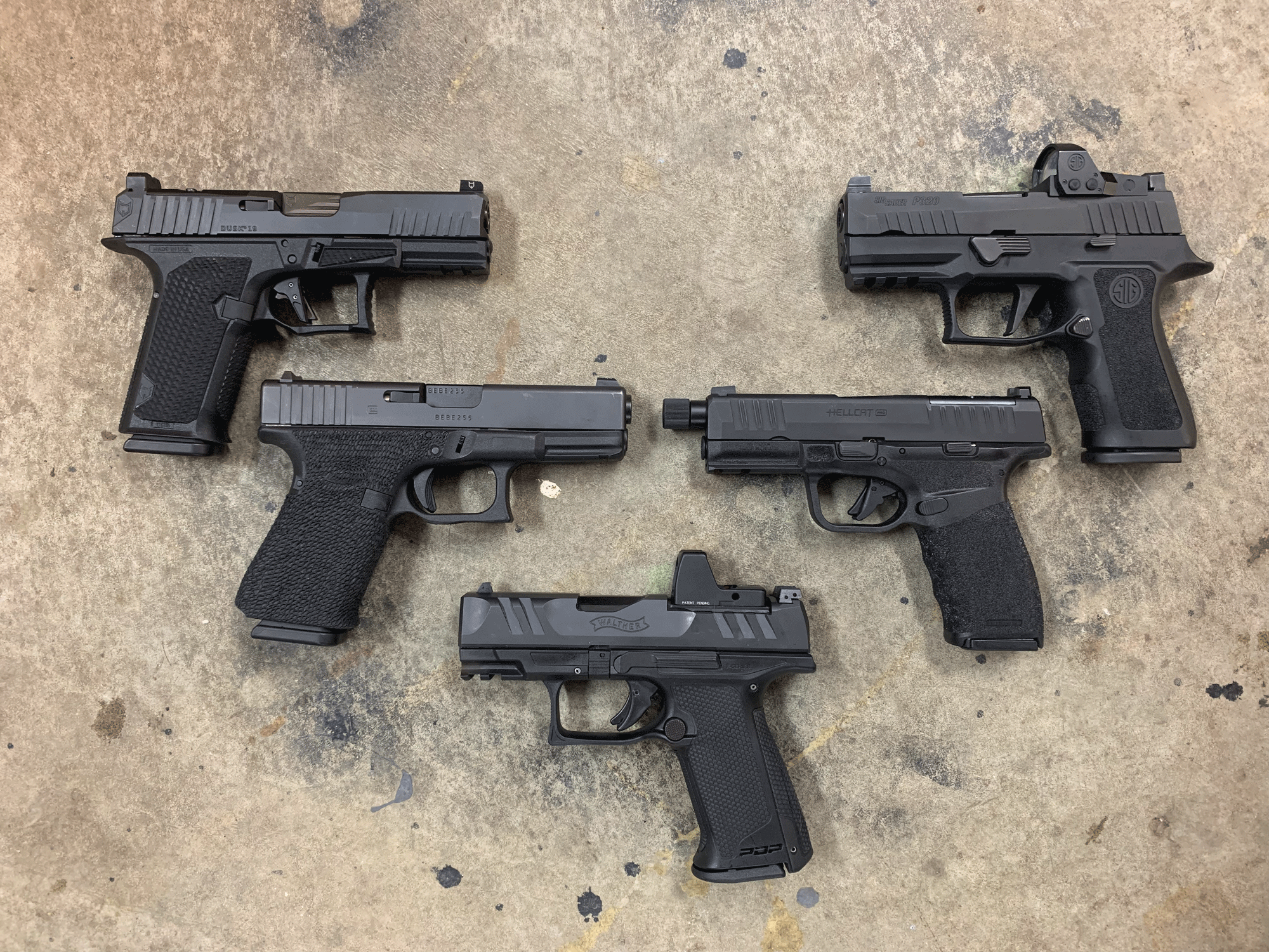 Walther PDP-F and other EDC pistols
