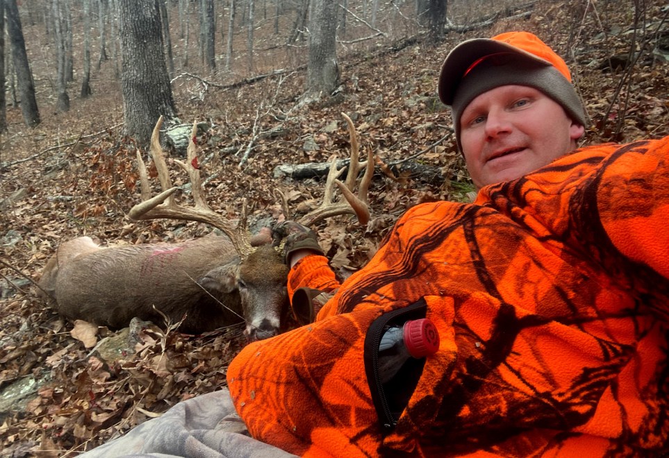 Arkansas Hunter Tags a Stud Mountain Buck, Packs It Out in His Hoodie