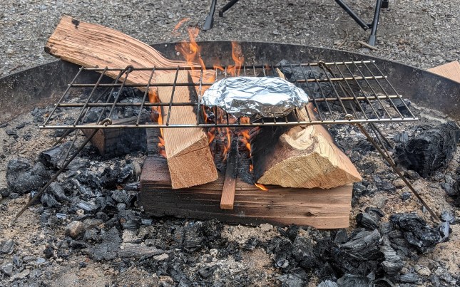 We tested the Coleman Deluxe Camp Grill.