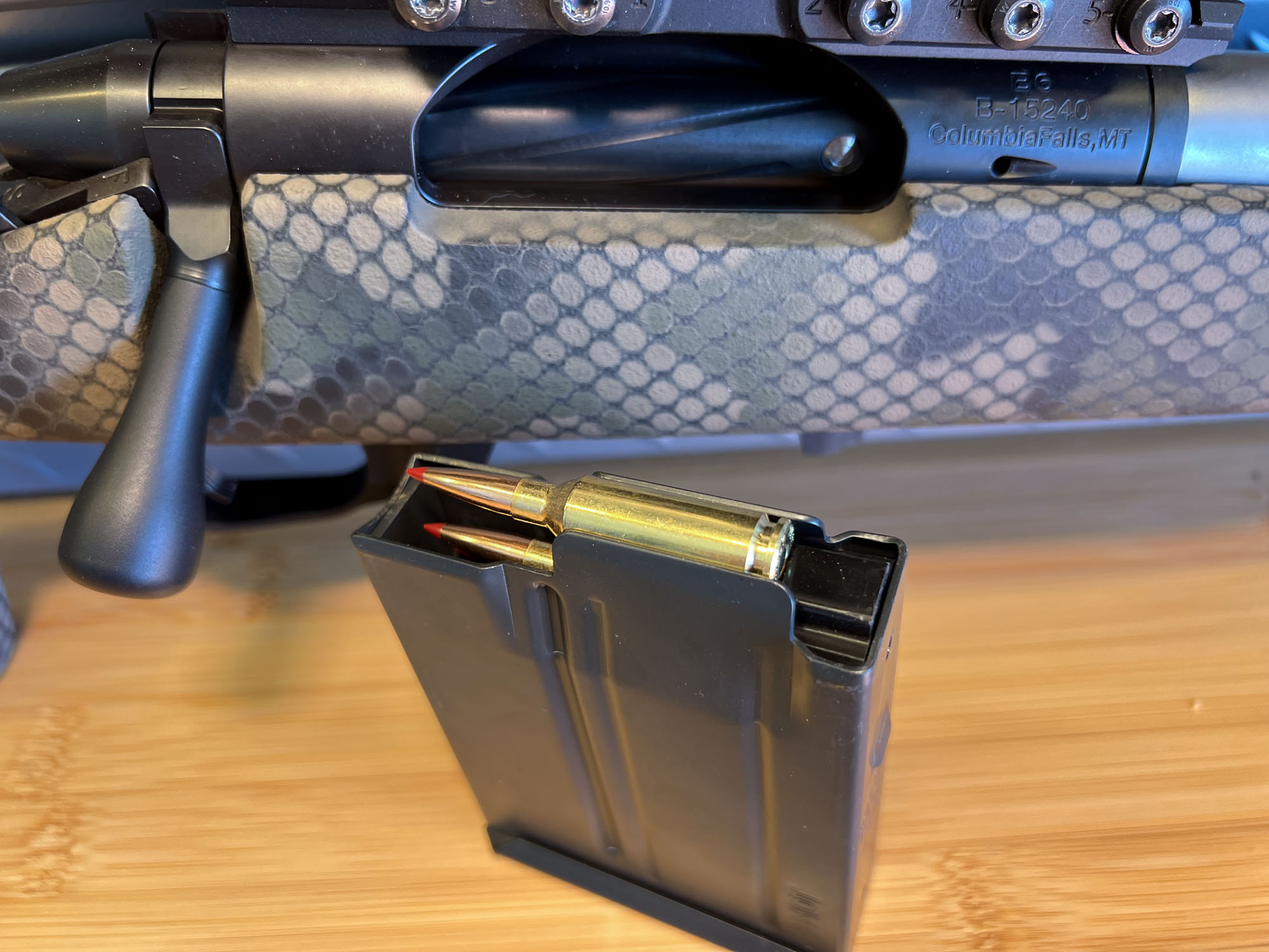 22 ARC ammo in a rifle magazine with rifle