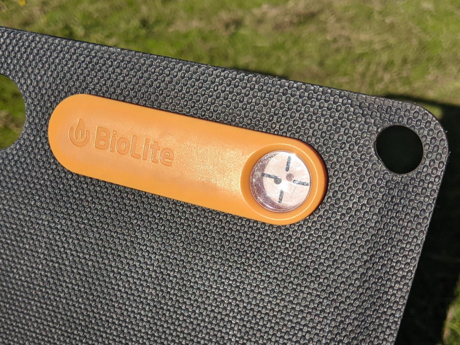 The sun dial on the biolite power bank