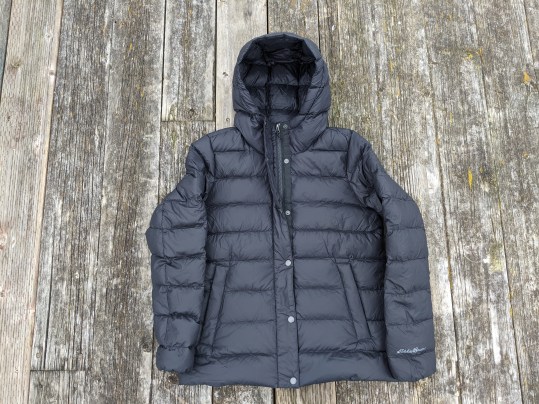 We tested the Eddie Bauer Stratustherm Down Jacket.