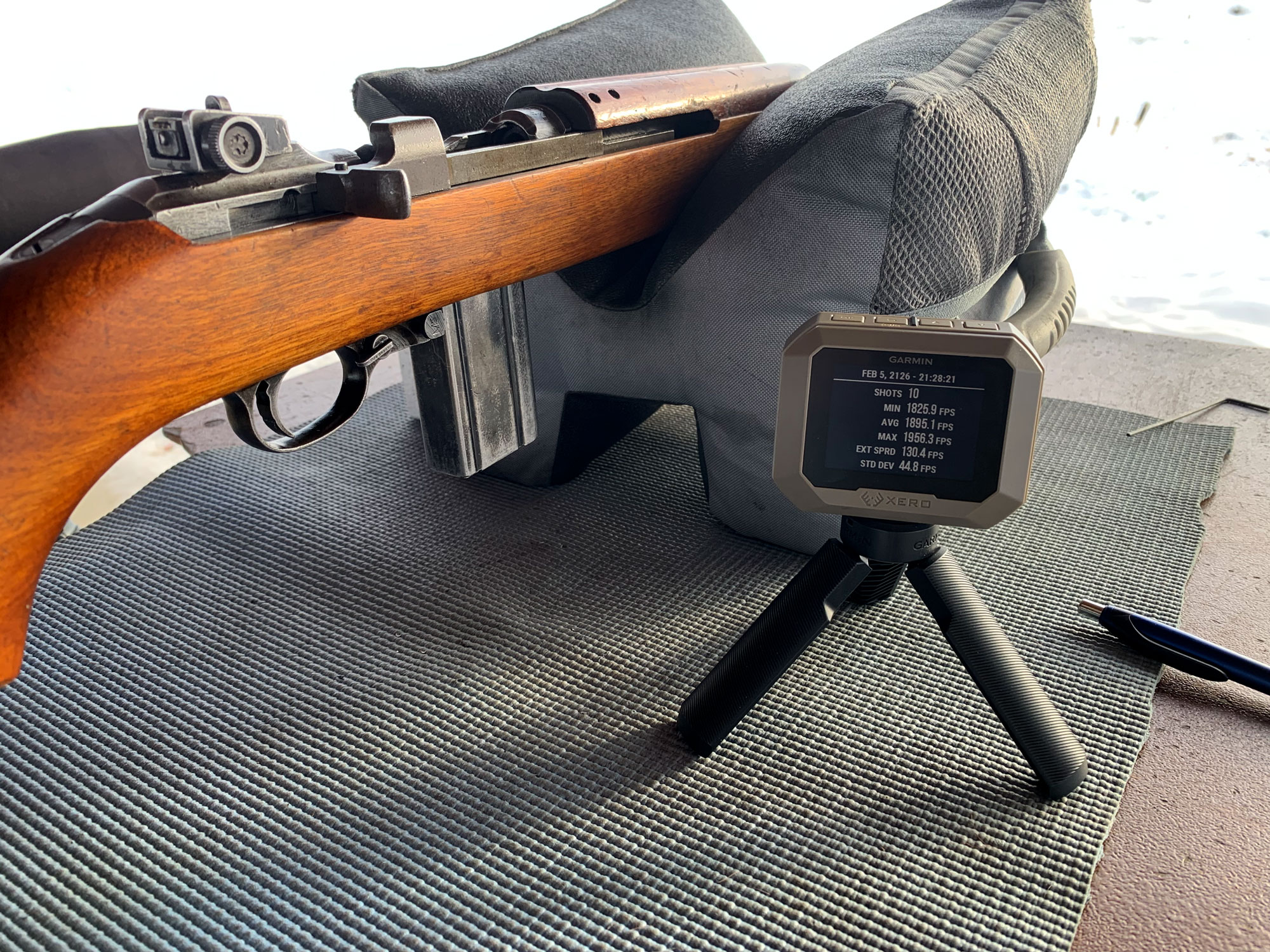 M1 Carbine on the range