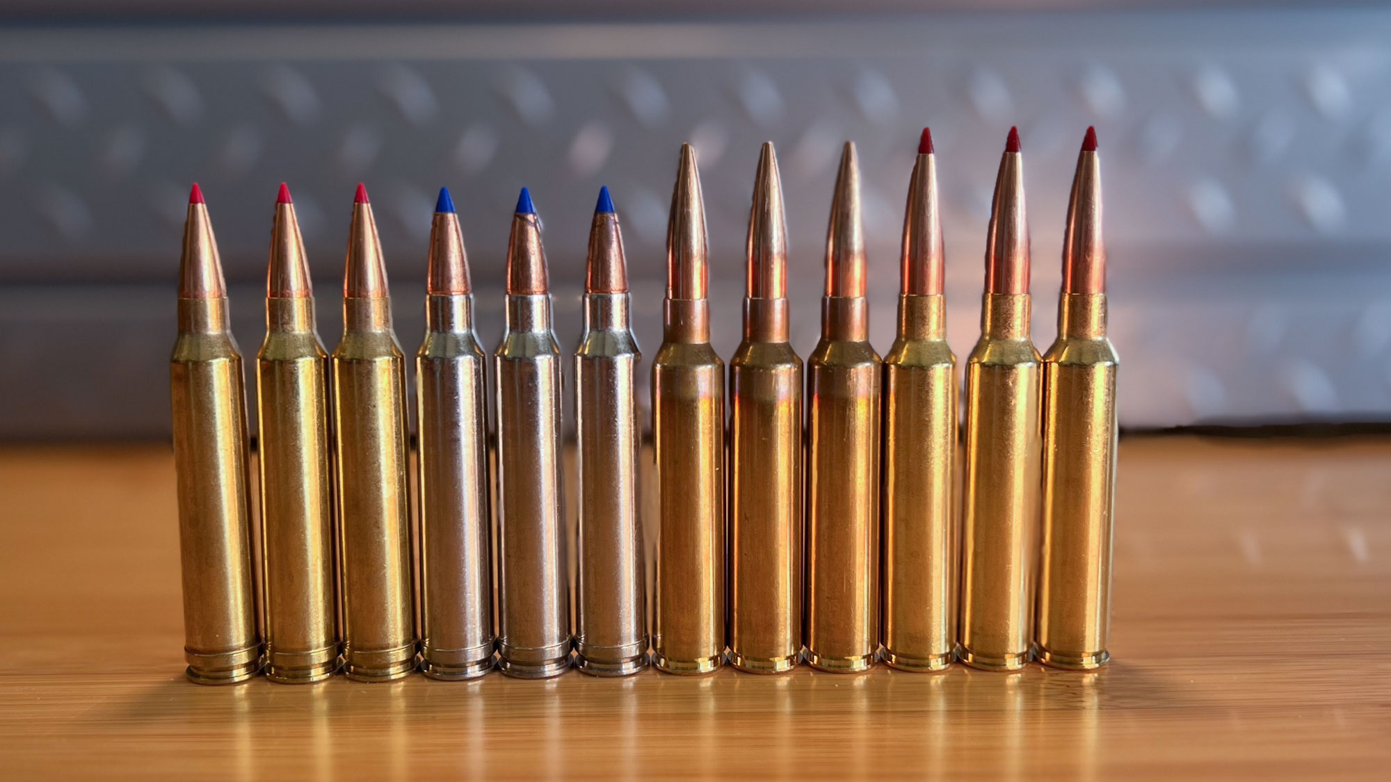 300 PRC vs 300 Win Mag cartridges lined up