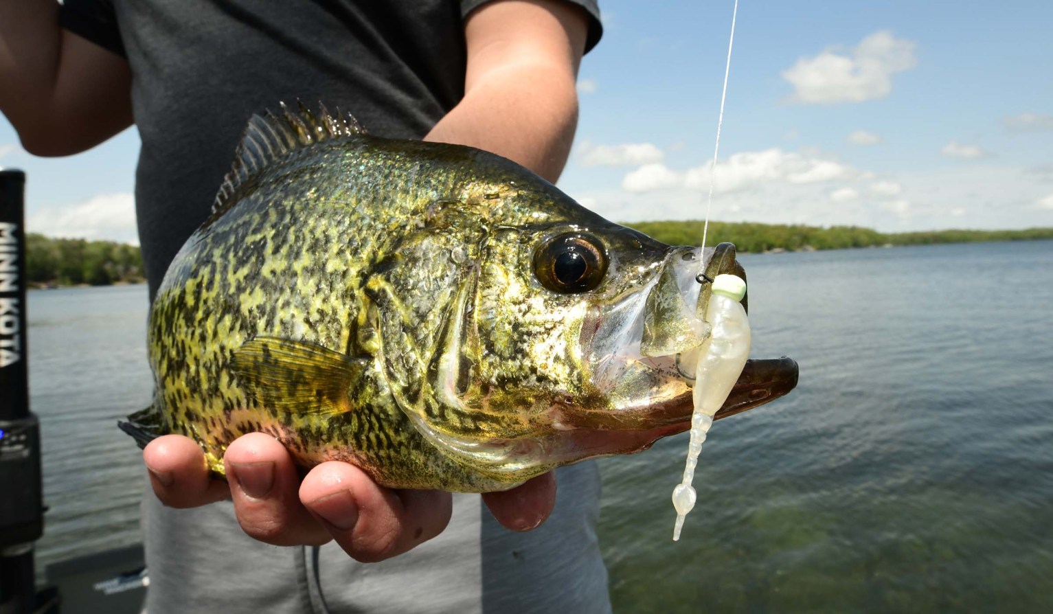 The best crappie fishing lines being tested on the water.