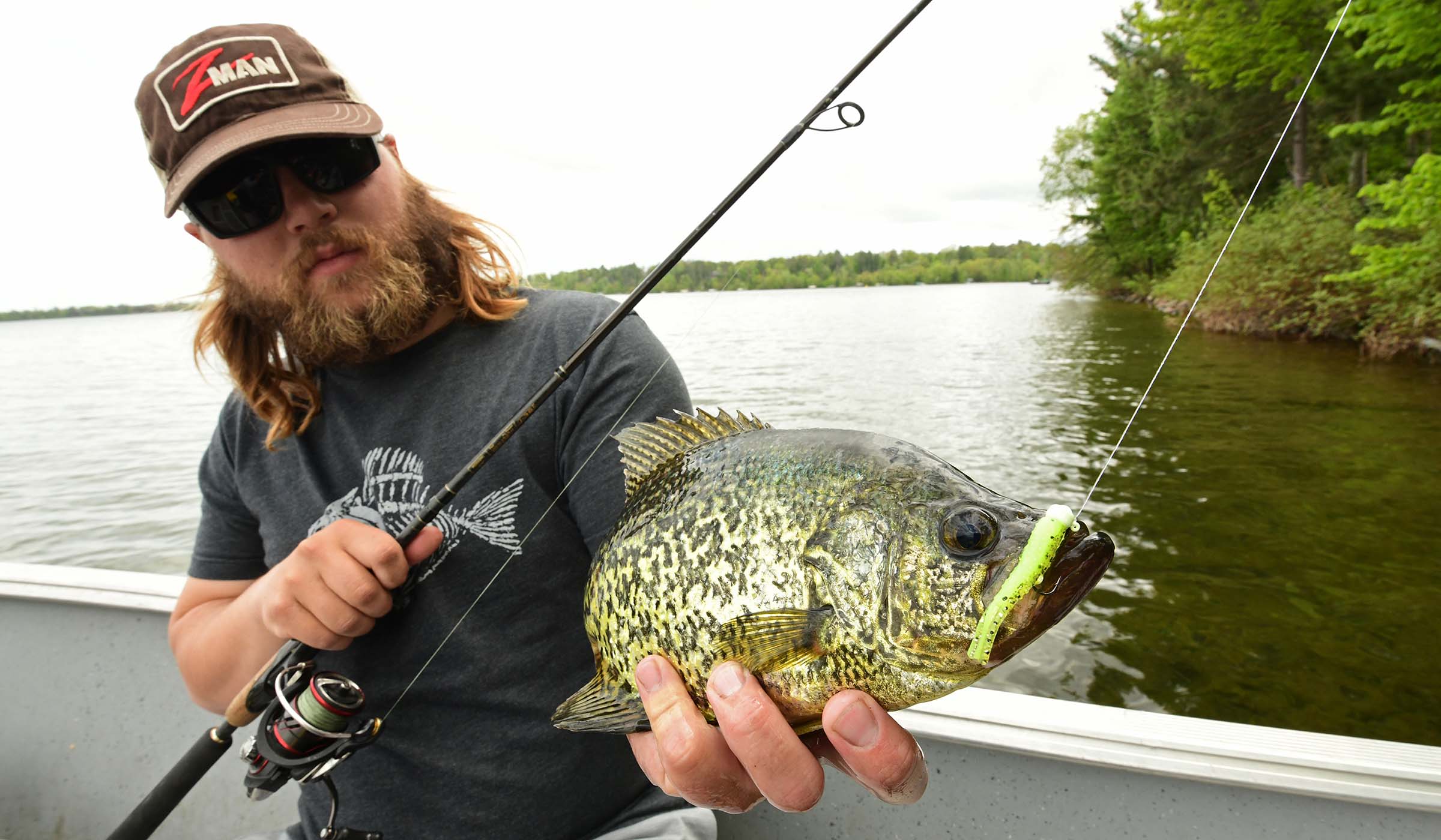This image has an empty alt attribute; its file name is crappie-line.jpg