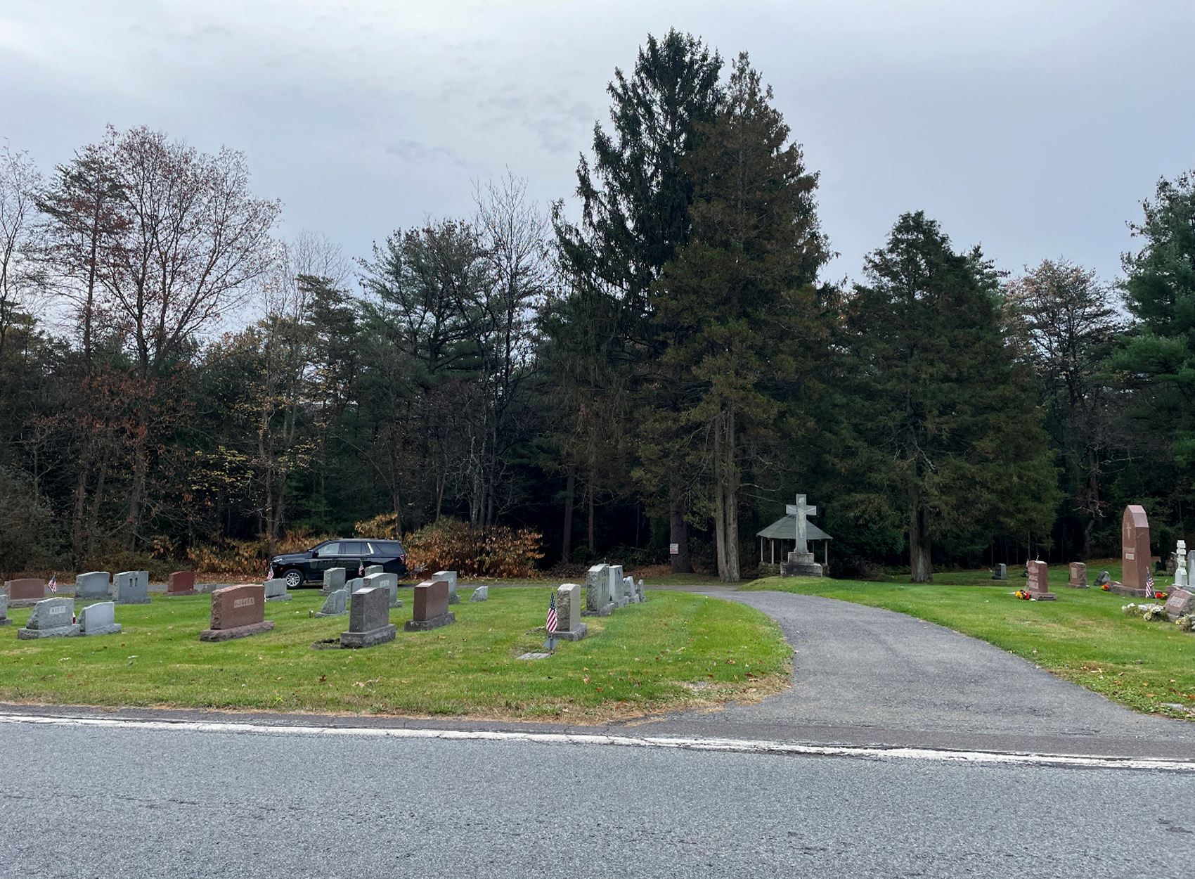 A cemetery in Pennsylvania.