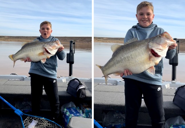 11-Year-Old Lands 13-Pound Bass, Makes Texas History