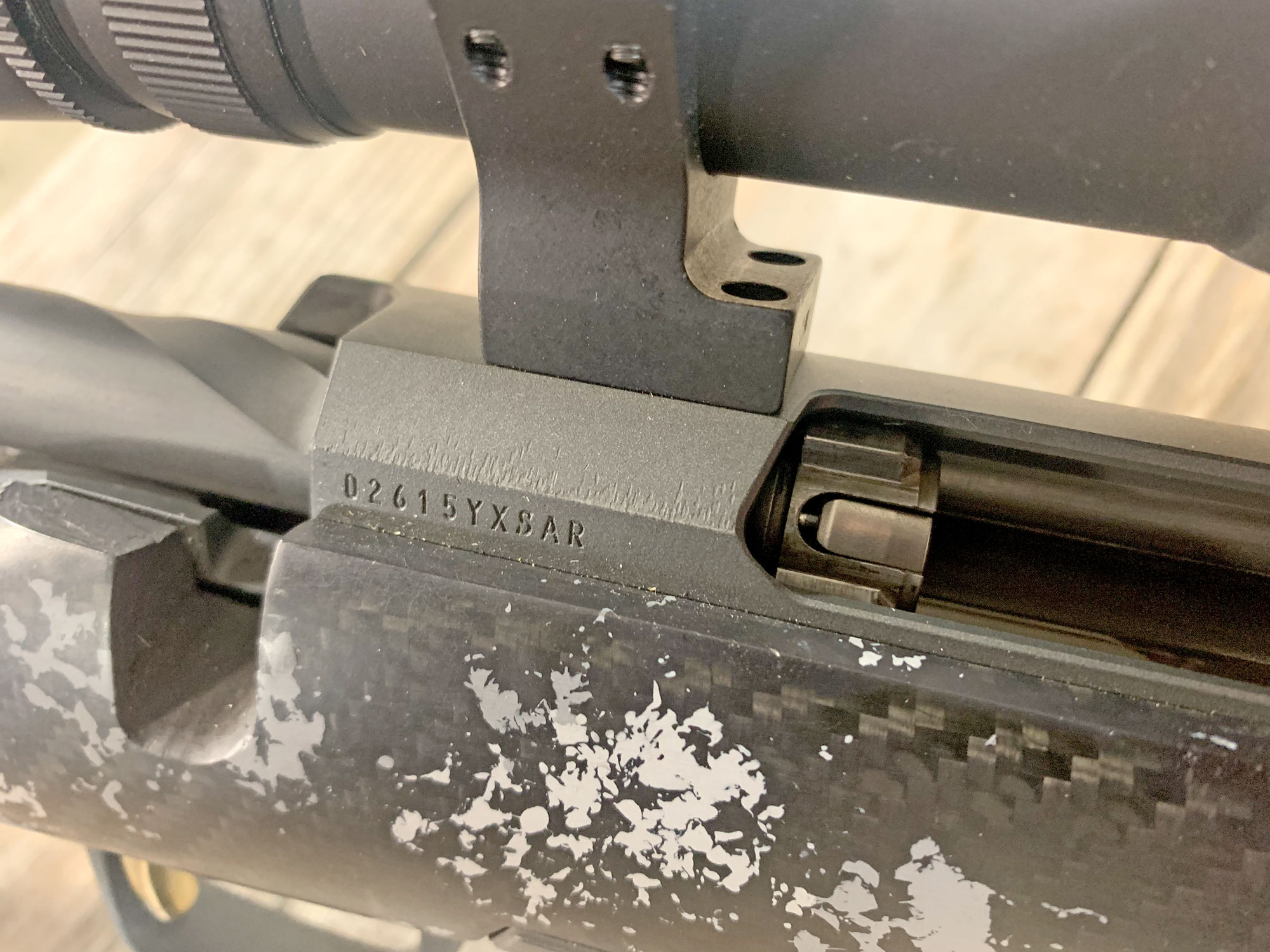 Receiver of X-Bolt 2 receiver chipping