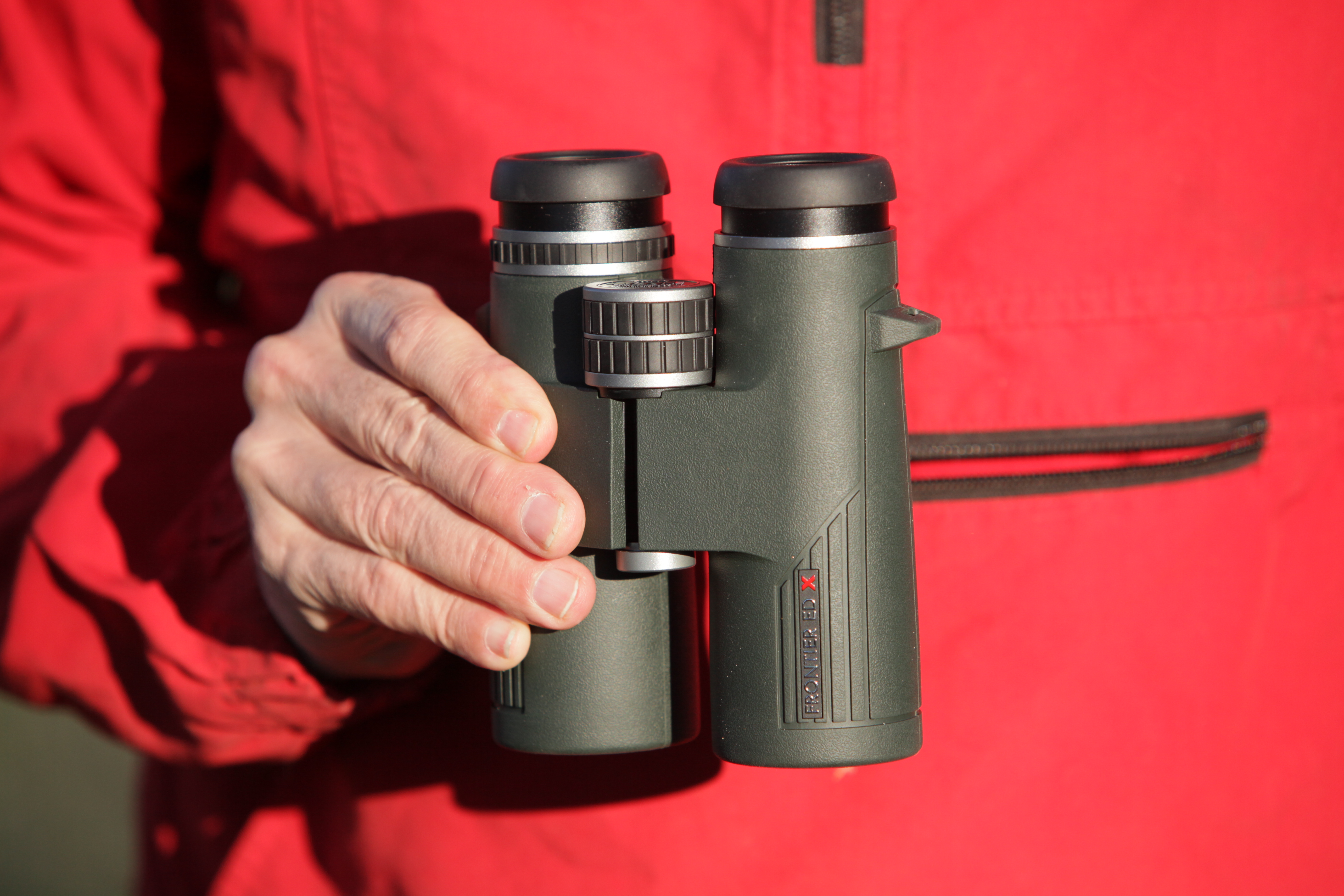 The Hawke Frontier binoculars for bird watching. 