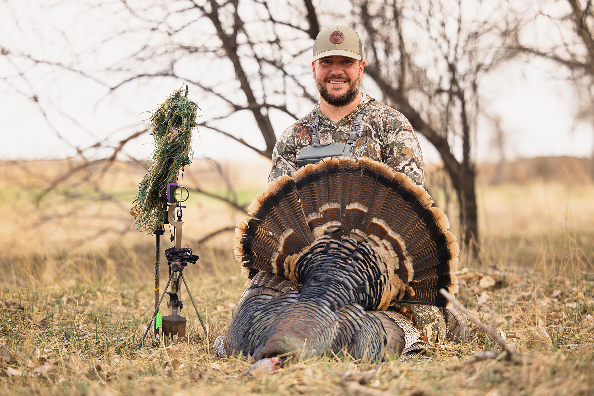 turkey hunting with a bow