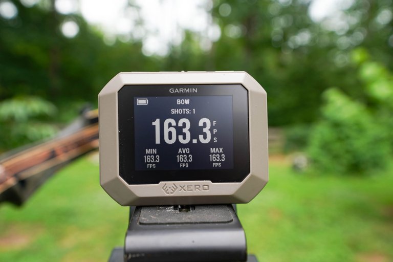 A Garmin Xero chronograph was used for testing