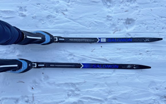 We tested the Salomon RC8+ cross country skis.