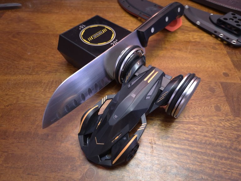 Pietuley rolling knife sharpener