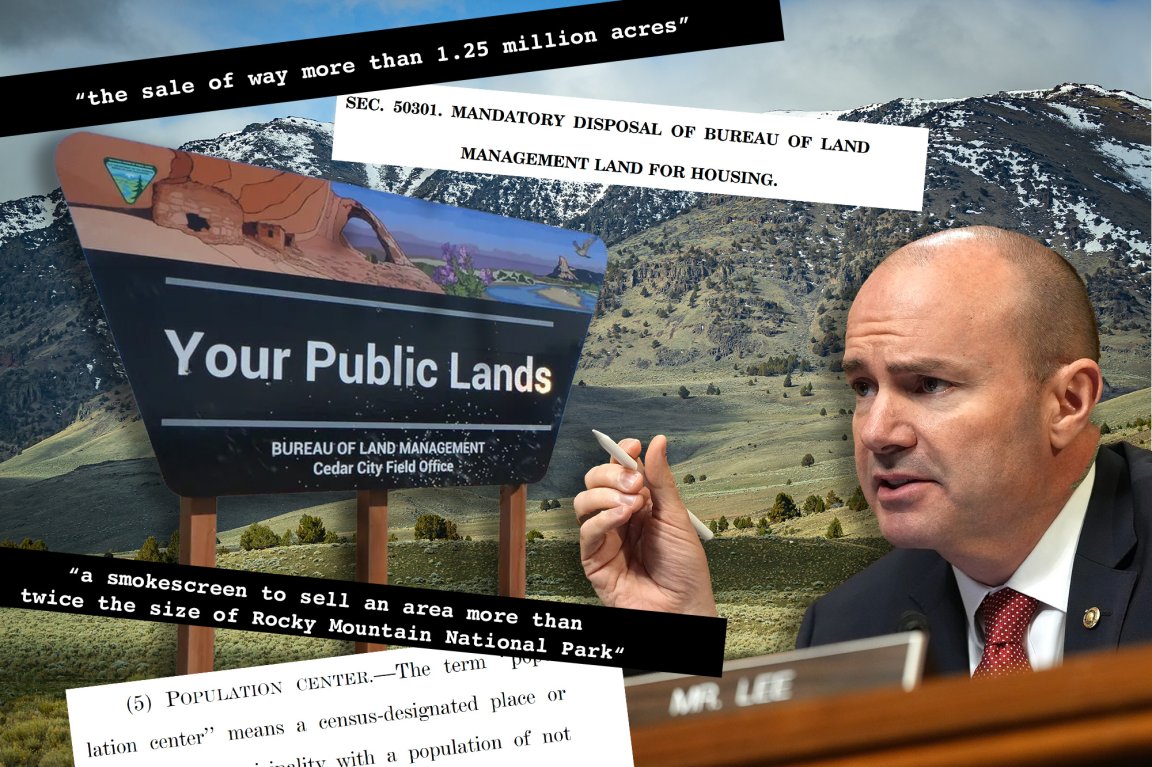 Mike Lee is still trying to sell public land