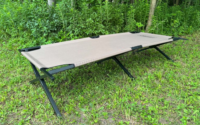 The Coleman budget camping cot.