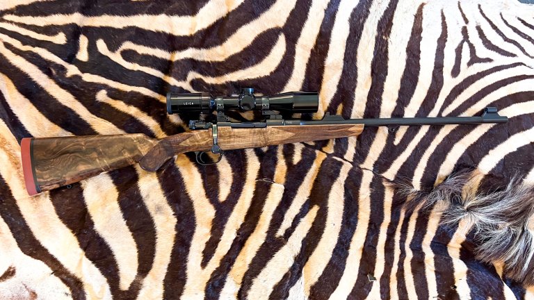 Rigby Highland Stalker on Zebra backgrpound