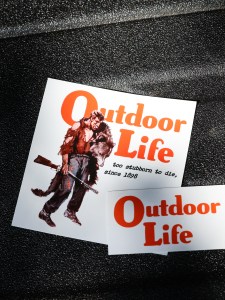 outdoor life sticker