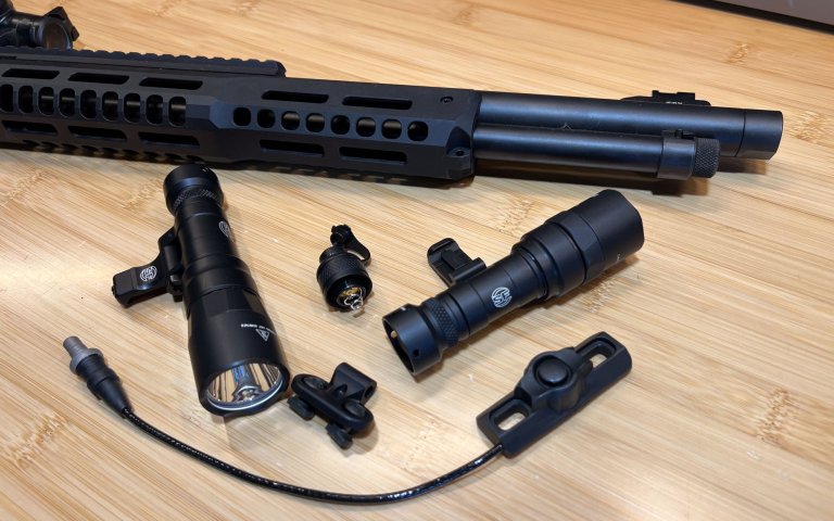 Mounting a light on a firearm