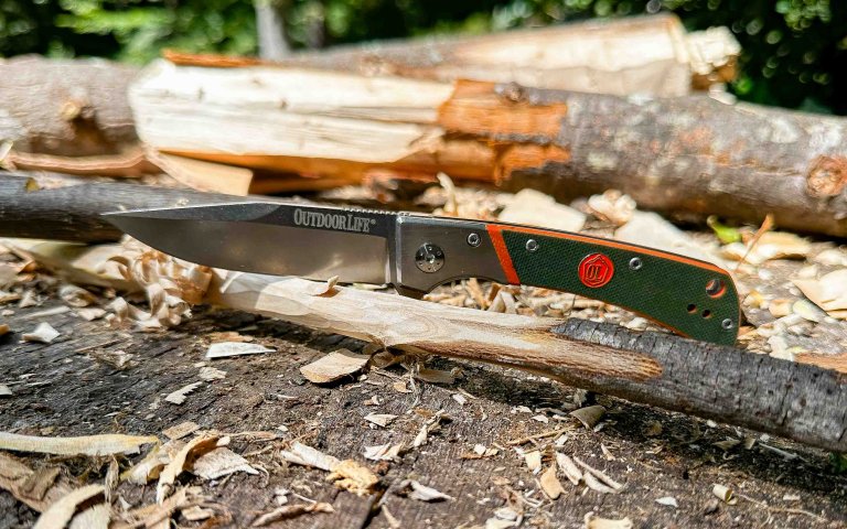 Testing an Outdoor Life Knife