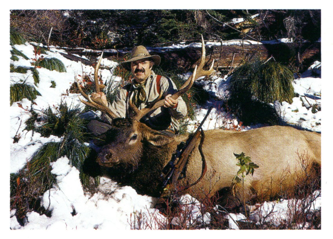 Jim Carmichel with an elk