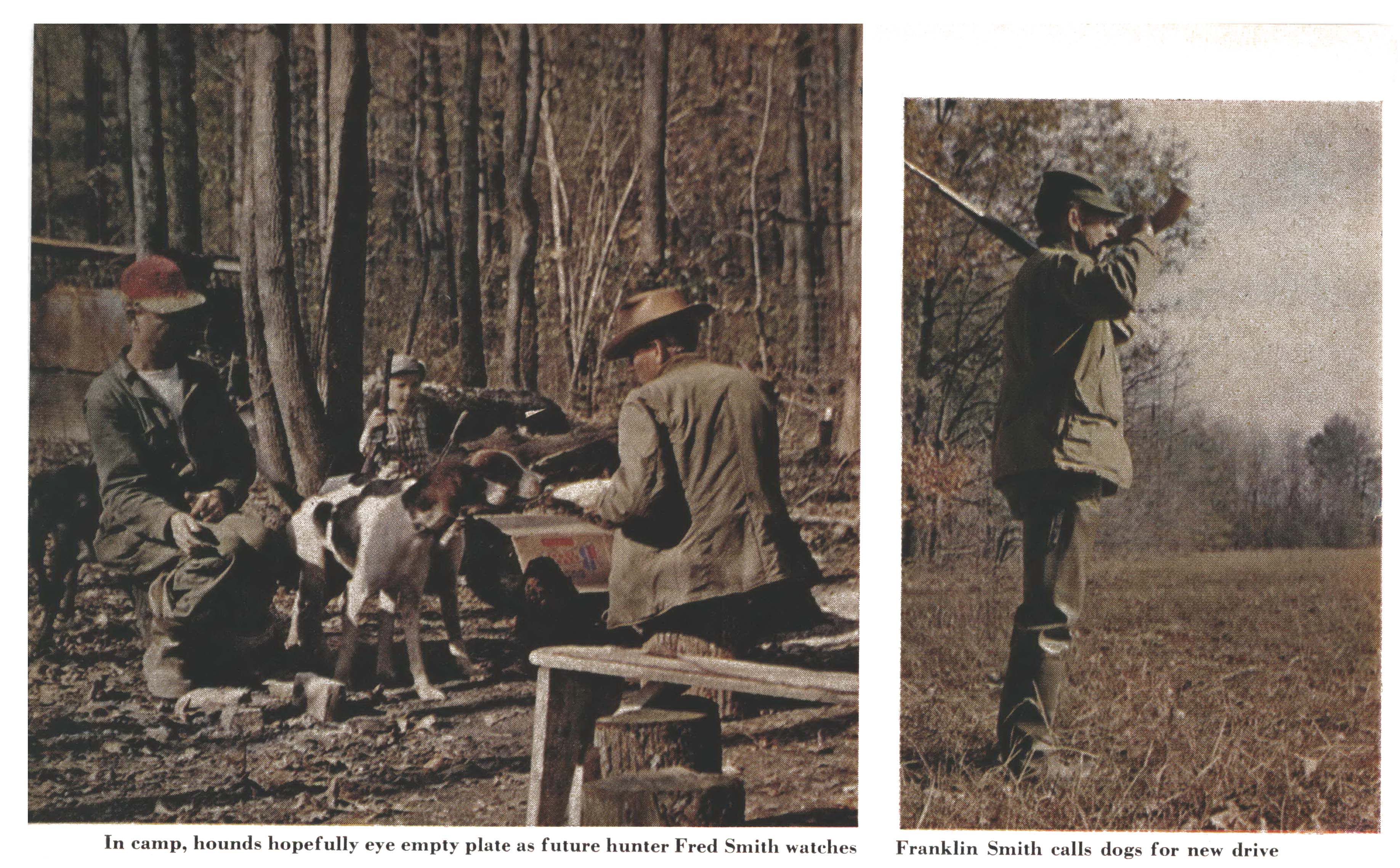 Old color photso of hunters