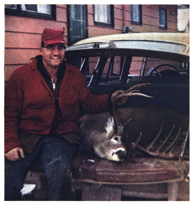 Earl T. McMaster with his big Montana hwitetail.