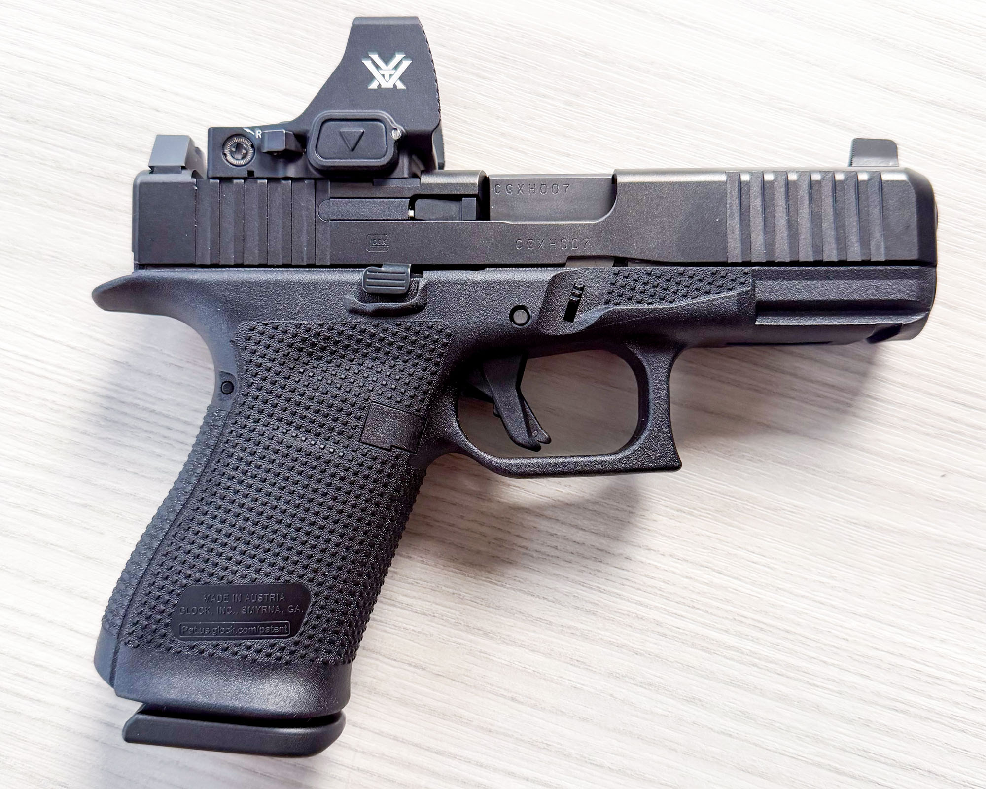 Glock Gen 6 on table