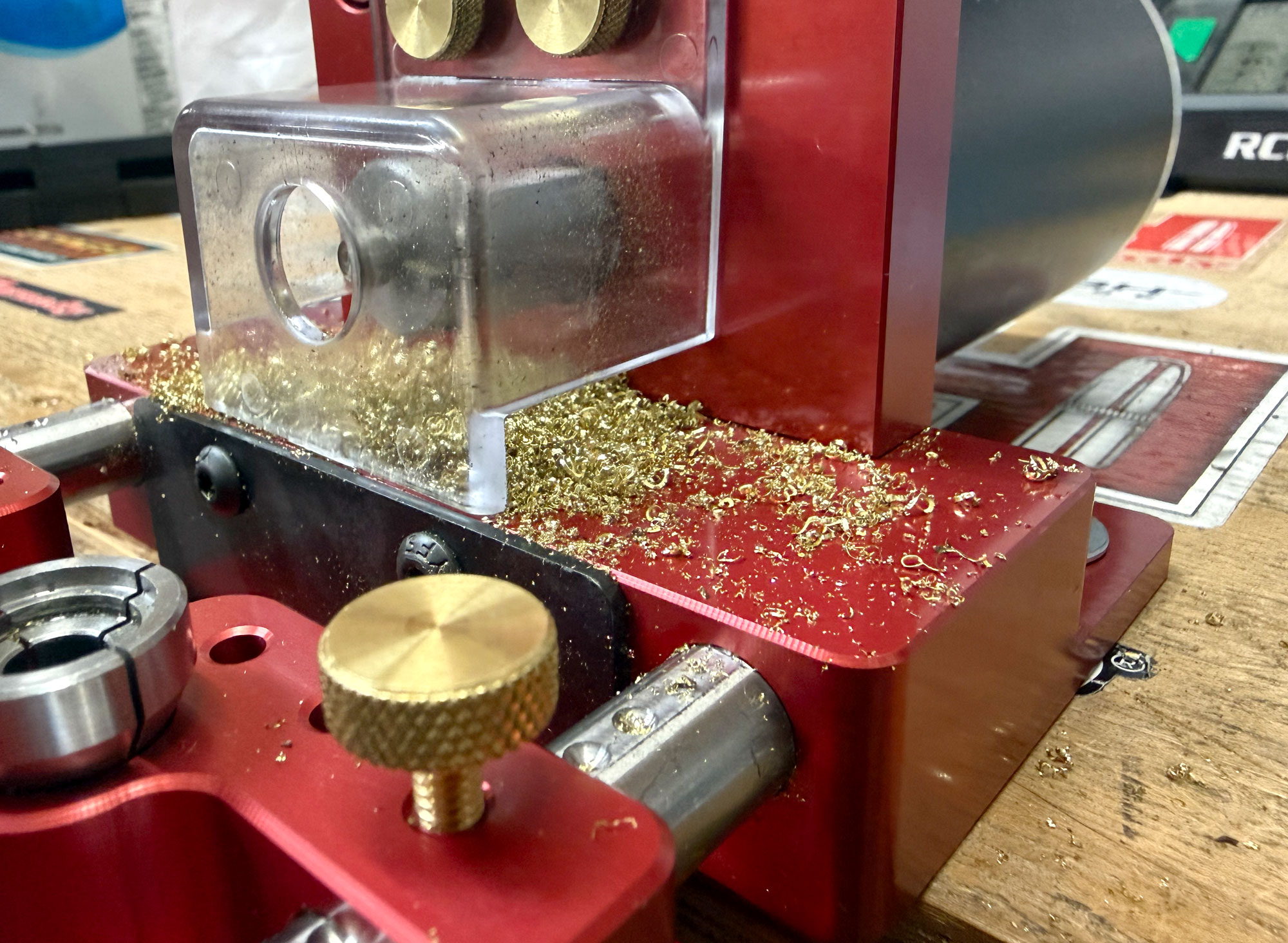 Hornady High-speed case trimmer chip shield