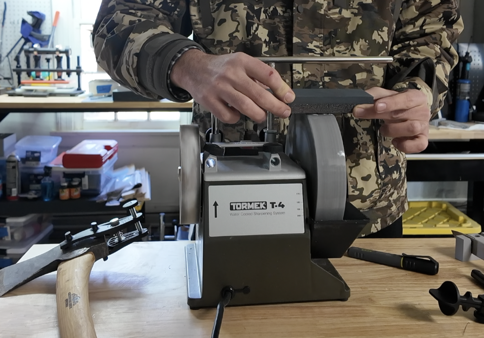 Tormek T-4 testing