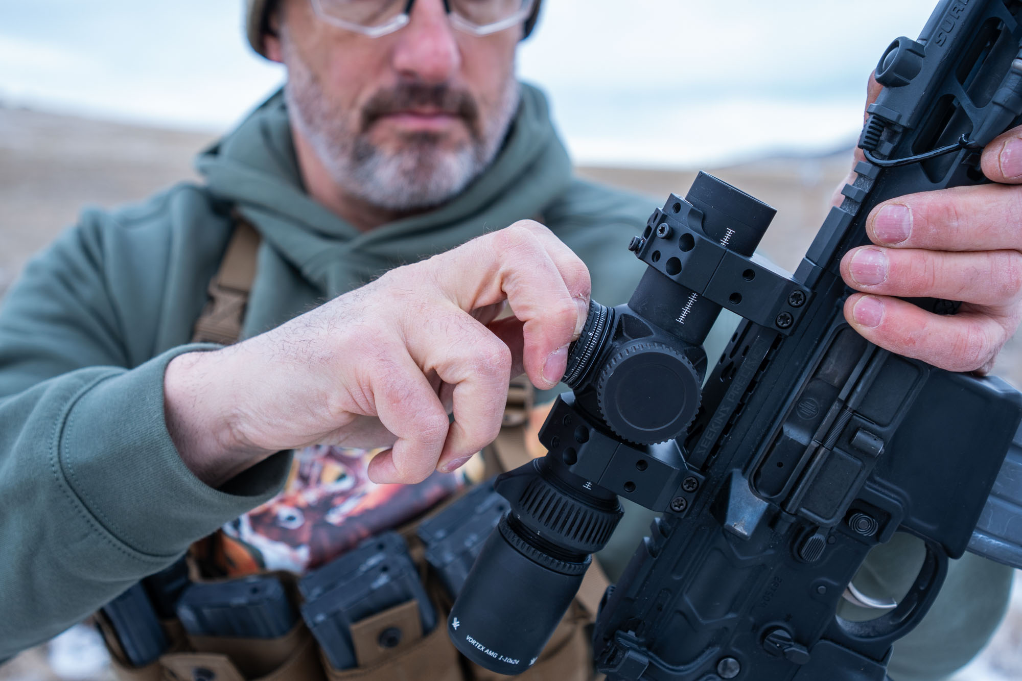 Adjusting the zero on the Vortex AMG 1-10x24