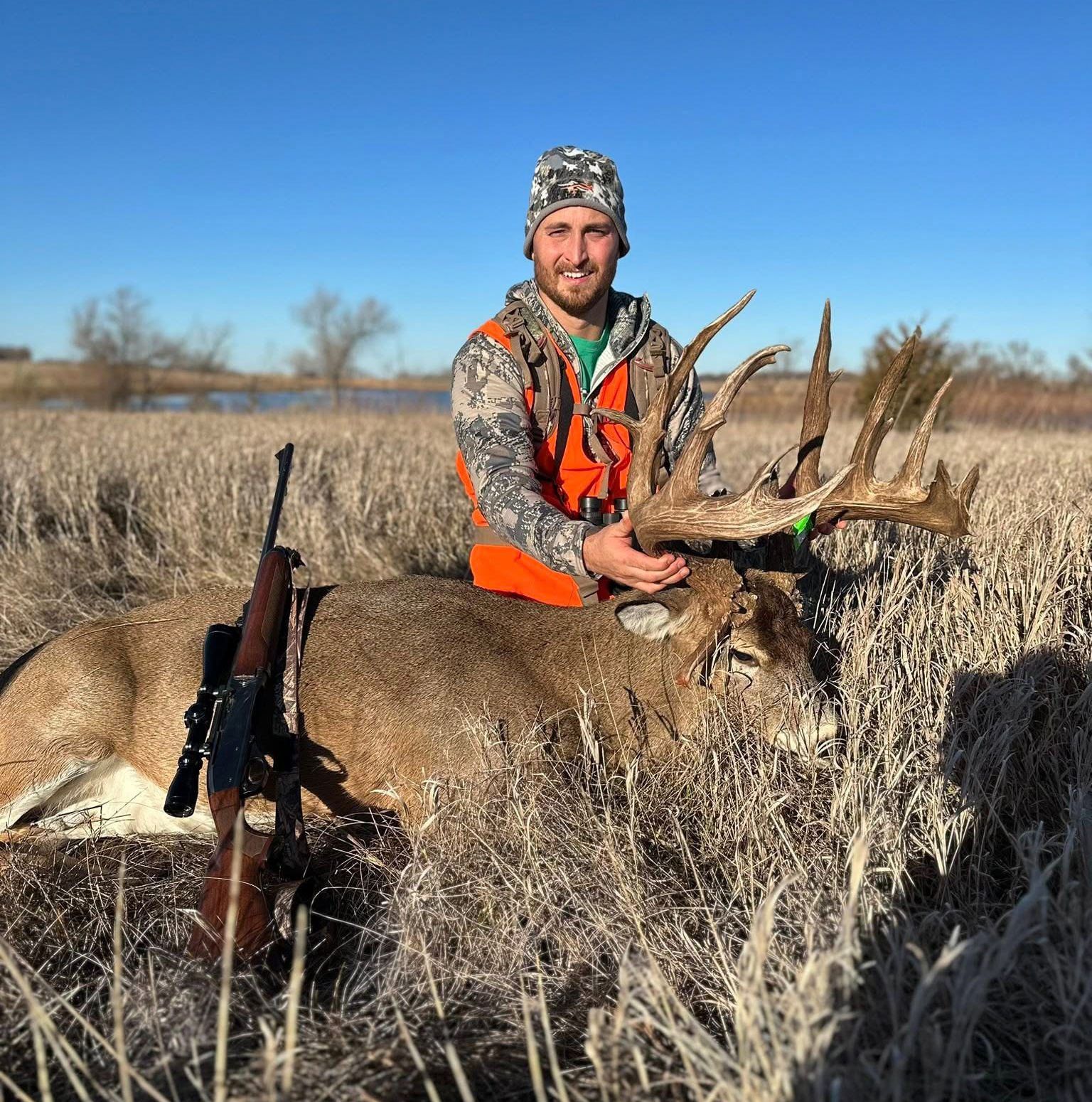 A big buck tagged by Andrew King in South Dakota.