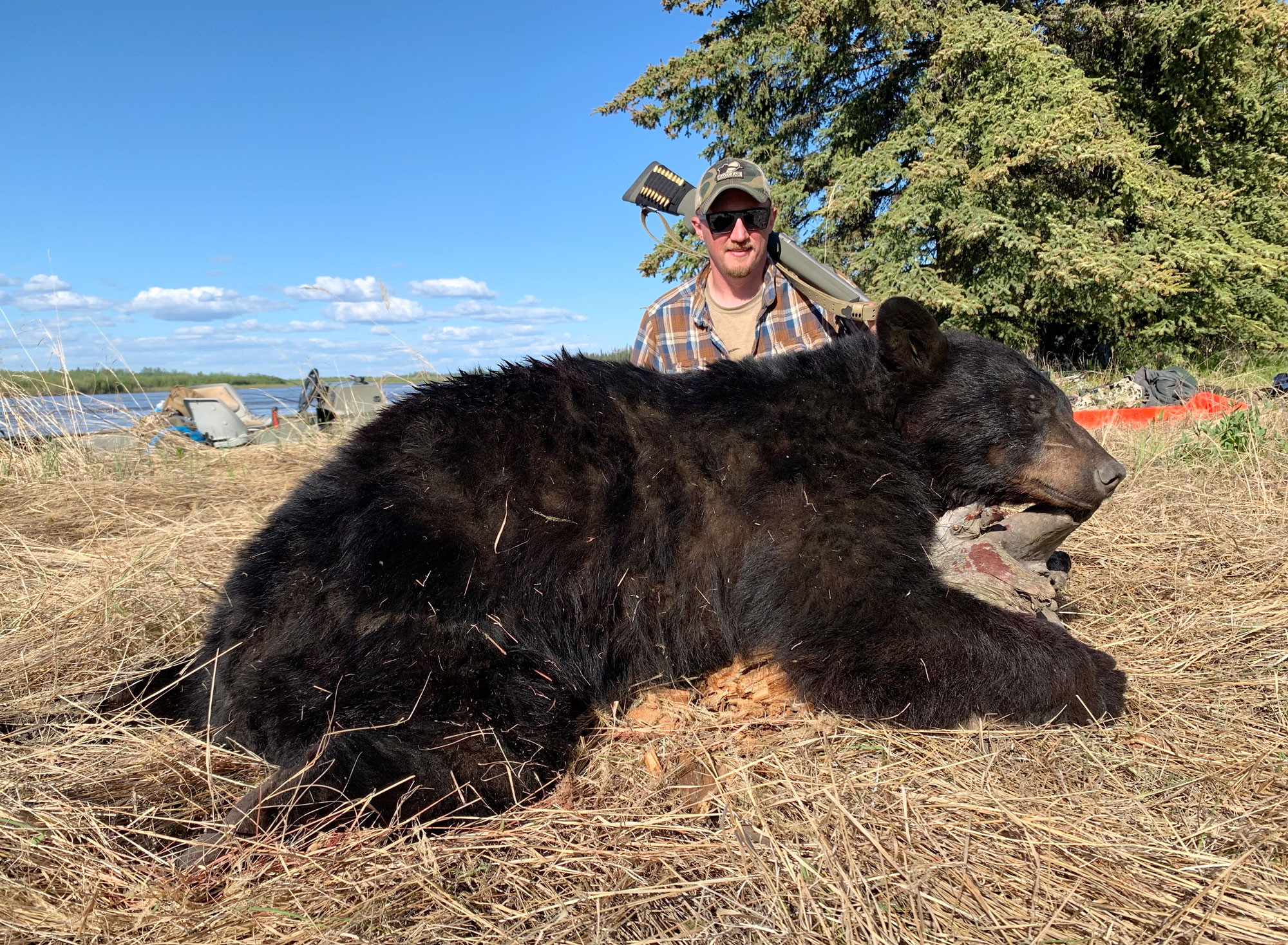 freel with black bear and .375 Ruger
