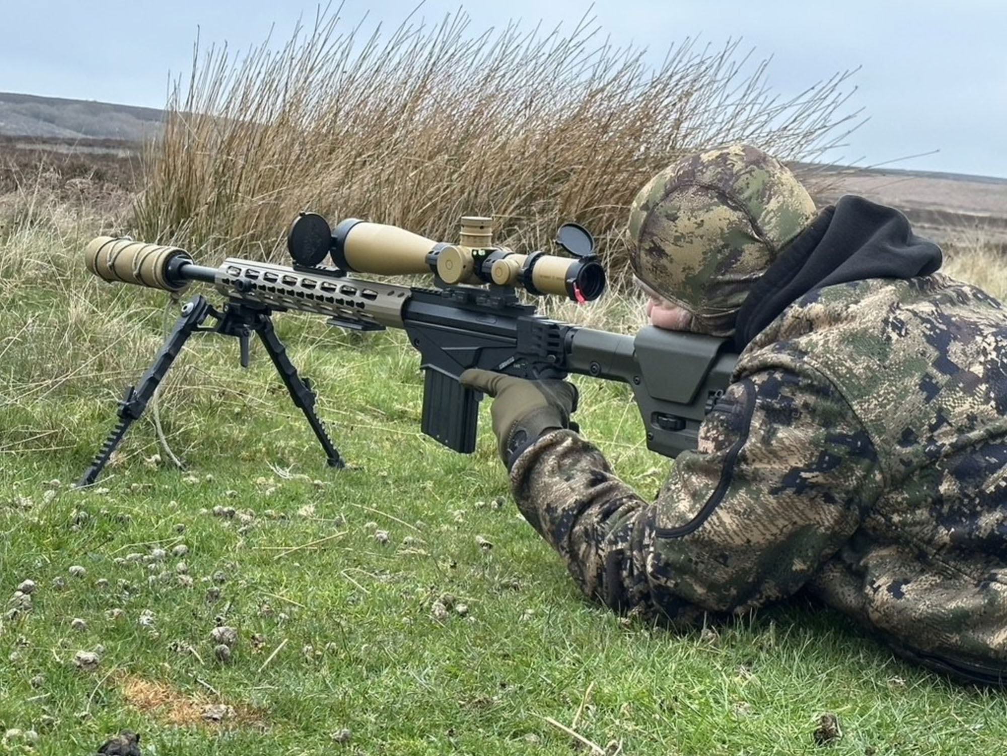 Marine Scout Sniper rifle instruction