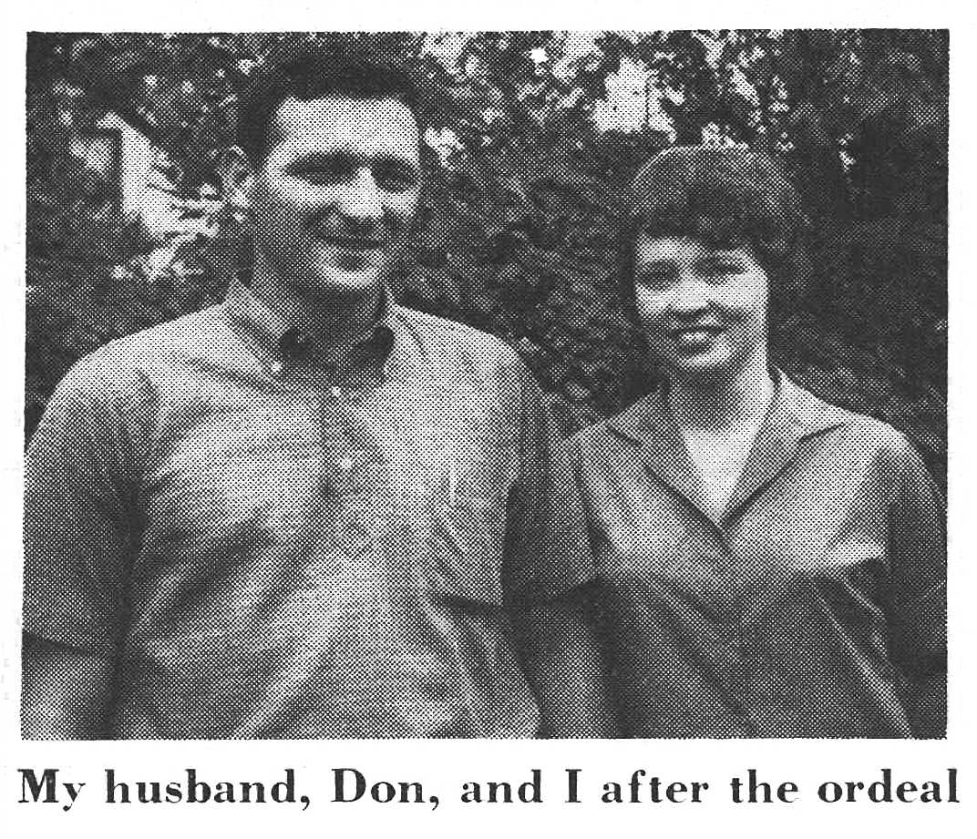 A black and white photo of a Don and Doris DeCleene.