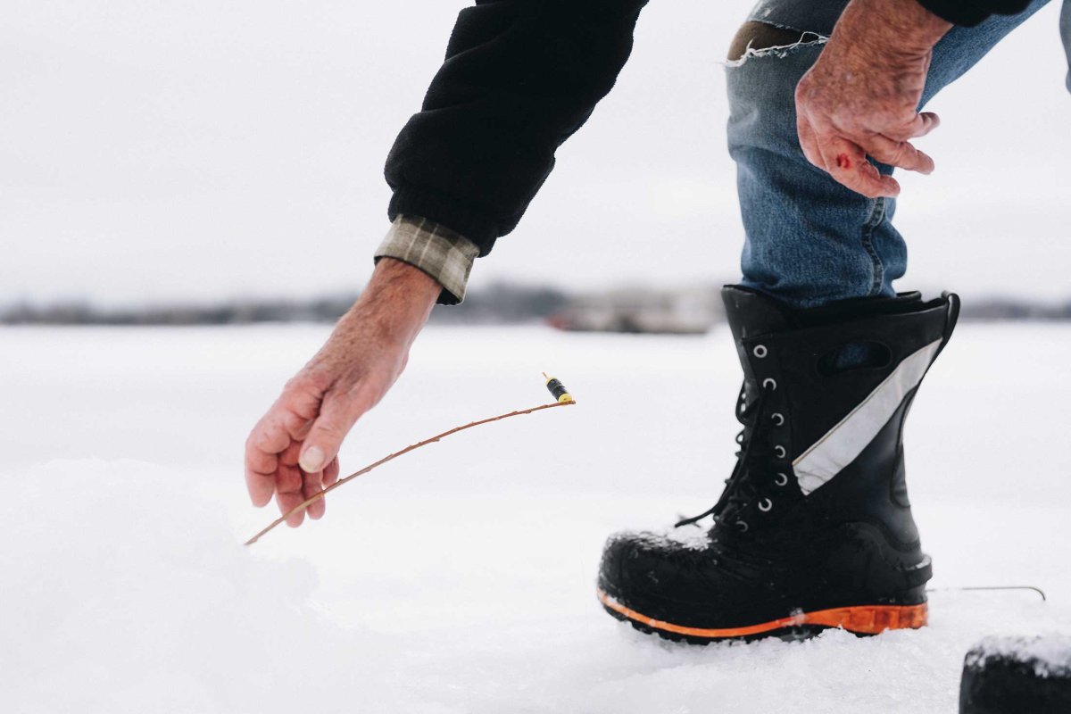 Before There Were Modern Tip-Ups, Ice Fisherman Used This Trick Before There Were Modern Tip-Ups, Ice Fisherman Used This Trick