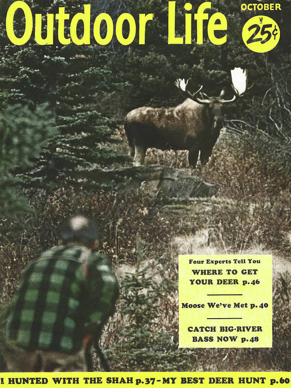 The October 1954 cover of Outdoor Life.